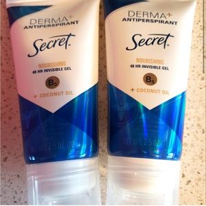 Derma antiperspirant secret nourishing invisible gel (2pack)